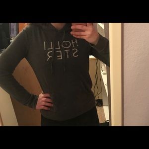 Hollister logo hoodie